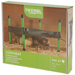 Piastra riscaldante per pulcini CosyHeat Kerbl Hobbyfarming Nero / verde