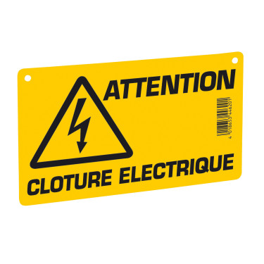 Targa di segnalazione – Attenzione recinto elettrico! AKO