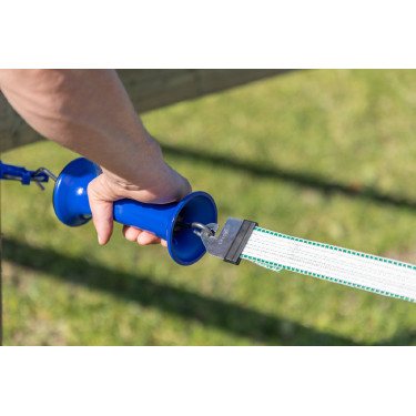 Maniglia per porta Premium con connettore per nastri Litzclip® AKO Blu Maniglia per porta Premium con connettore per nastri Litzclip® AKO Blu