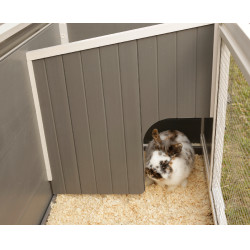 Pollaio in plastica ECO Samy Kerbl Hobbyfarming Bianco / grigio