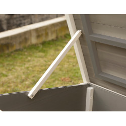 Pollaio in plastica ECO Samy Kerbl Hobbyfarming Bianco / grigio