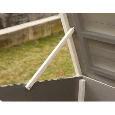 Pollaio in plastica ECO Samy Kerbl Hobbyfarming Bianco / grigio