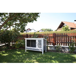 Pollaio in plastica ECO Samy Kerbl Hobbyfarming Bianco / grigio