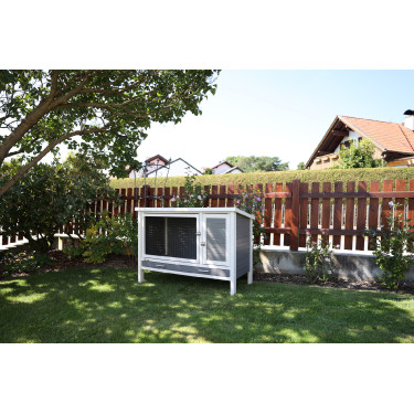 Pollaio in plastica ECO Samy Kerbl Hobbyfarming Bianco / grigio