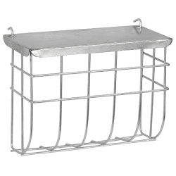 Rastrelliera per fieno con coperchio Kerbl Hobbyfarming