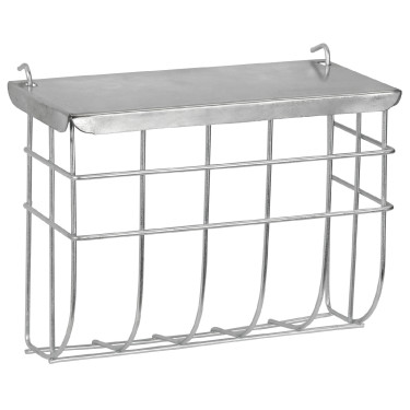 Rastrelliera per fieno con coperchio Kerbl Hobbyfarming