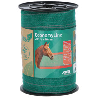 Nastro per recinzione EconomyLine AKO Verde / grigio