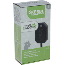 Sensore di temperatura dell’aria SmartCoop Kerbl Hobbyfarming Nero Sensore di temperatura dell’aria SmartCoop Kerbl Hobbyfarming Nero