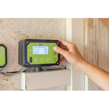 Estrattore d’aria SmartCoop per pollaio Kerbl Hobbyfarming Verde