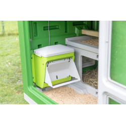 Mangiatoia con dispositivo anti-parassiti Kerbl Hobbyfarming Verde / grigio chiaro