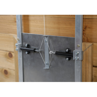 Chiusura automatica per porta scorrevole Kerbl Hobbyfarming Grigio Chiusura automatica per porta scorrevole Kerbl Hobbyfarming Grigio