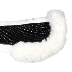 Ammortizzatore in memory foam con rialzo anteriore e posteriore Acavallo Bianco / bianco Ammortizzatore in memory foam con rialzo anteriore e posteriore Acavallo Bianco / bianco