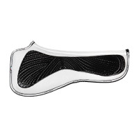 Ammortizzatore MF DS SW-3DS in suede con grip in gel piatto Acavallo Bianco