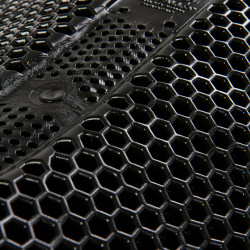 Ammortizzatore in gel esagonale Acavallo Nero Ammortizzatore in gel esagonale Acavallo Nero
