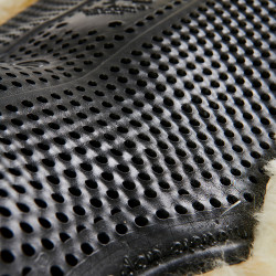 Ammortizzatore misto Close Contact Acavallo Classic con montone integrale Nero / naturale