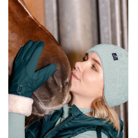 Cuffietta ELT in maglia Rafaela Blu argentato