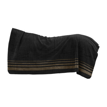 Coperta in pile Waldhausen spessa Sölden Nero