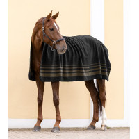 Coperta in pile Waldhausen spessa Sölden Nero