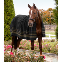 Coperta in pile Waldhausen spessa Sölden Nero