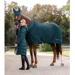 Coperta in pile Waldhausen Nepal Blu petrolio