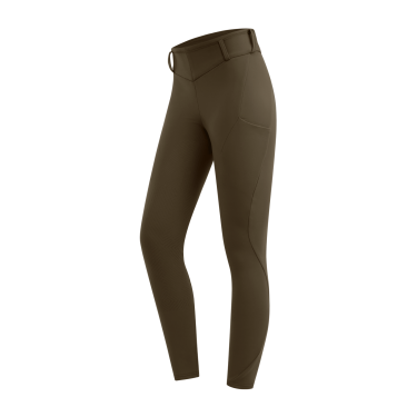 Leggings da equitazione termici ELT Rena donna Marrone verde