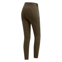 Leggings da equitazione termici ELT Rena donna Marrone verde