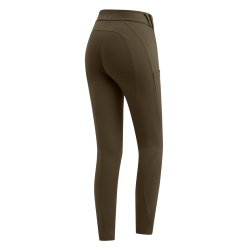 Leggings da equitazione termici ELT Rena donna Marrone verde
