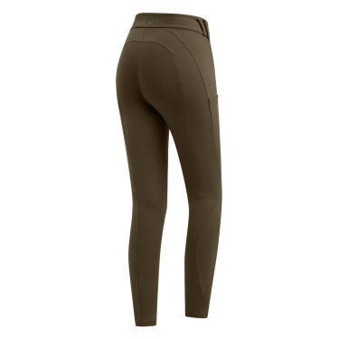 Leggings da equitazione termici ELT Rena donna Marrone verde