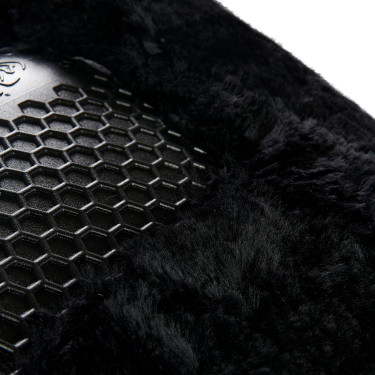 Ammortizzatore posteriore in montone svedese e anteriore in gel Acavallo Nero / nero