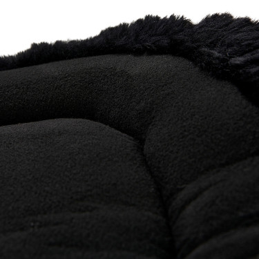 Ammortizzatore posteriore in montone svedese e anteriore in gel Acavallo Nero / nero