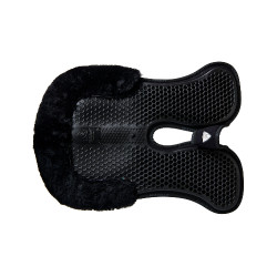 Ammortizzatore posteriore in montone svedese e anteriore in gel Acavallo Nero / nero