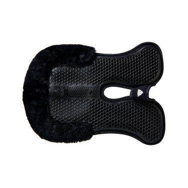 Ammortizzatore posteriore in montone svedese e anteriore in gel Acavallo Nero / nero