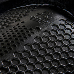 Ammortizzatore posteriore in montone svedese e anteriore in gel Acavallo Nero / nero