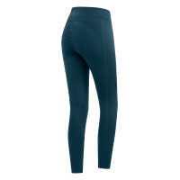 Leggings da equitazione termici ELT Rica in pile bouclé da donna Blu petrolio Leggings da equitazione termici ELT Rica in pile bouclé da donna Blu petrolio