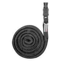 Longhina d’attacco Plus Waldhausen con moschettone antipanico, finitura ferramenta scura Nero