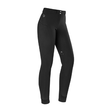 Pantaloni da equitazione riscaldati ELT Comfort Heart donna Nero