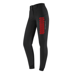 Pantaloni da equitazione riscaldati ELT Comfort Heart donna Nero