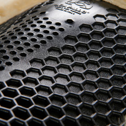 Ammortizzatore posteriore in montone svedese e anteriore in gel Acavallo Nero / naturale