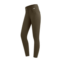 Pantaloni da equitazione da donna ELT Comfort Ride Glam Marrone verde