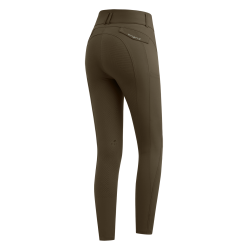 Pantaloni da equitazione da donna ELT Comfort Ride Glam Marrone verde
