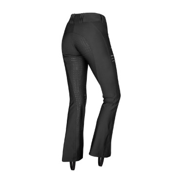 Pantaloni da equitazione ELT Performance Jodhpur Odelia in silicone donna Nero
