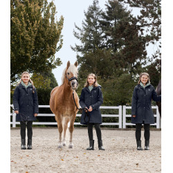 Parka tecnica da equitazione ELT Ava per bambini Blu profondo