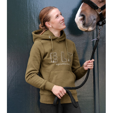 Felpa con cappuccio ELT Rio donna Verde kaki