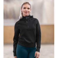 Felpa tecnica con cappuccio ELT Regensburg donna Nero