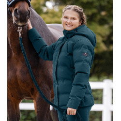 Giacca da equitazione invernale ELT Performance Ohio per bambini Blu petrolio Giacca da equitazione invernale ELT Performance Ohio per bambini Blu petrolio