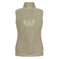 Gilet in pile ELT senza maniche Rotterdam donna Grigio beige Gilet in pile ELT senza maniche Rotterdam donna Grigio beige