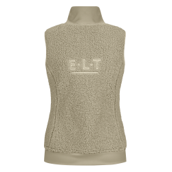 Gilet in pile ELT senza maniche Rotterdam donna Grigio beige