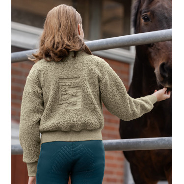 Giacca in pile ELT Teddy Alba bambino Grigio beige