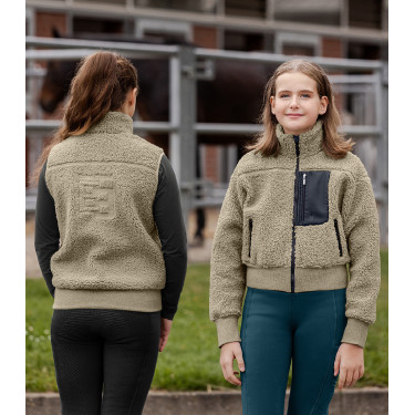 Giacca in pile ELT Teddy Alba bambino Grigio beige