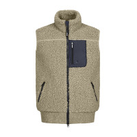 Gilet senza maniche ELT in pile Teddy Alma bambino Grigio beige